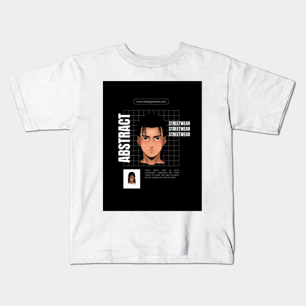 attack on titan Kids T-Shirt by ARTS BY DARREL